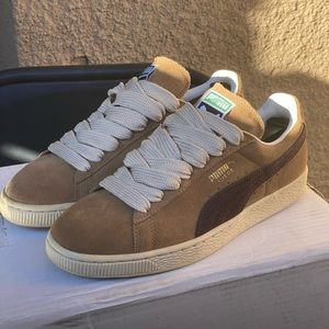 Puma suede classic 2 pair military green and khaki